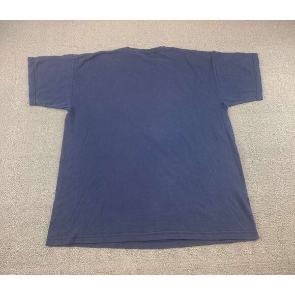 Vintage Pooh Disney Men's Size Medium Navy Heart Cupid Graphic T Shirt - Picture 3 of 11